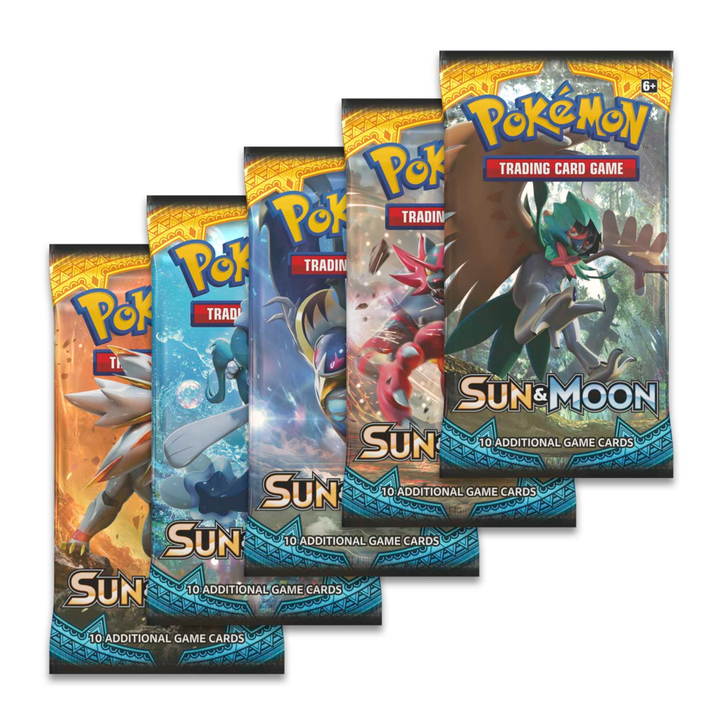 Pokémon Sun & Moon Base Set Booster 1x Booster Pack – WePlay4U Shop